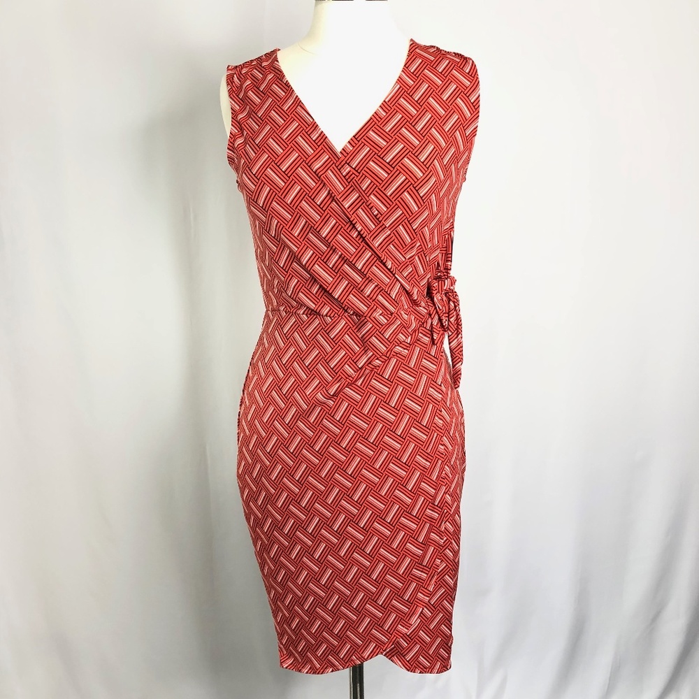 Banana Republic Faux Wrap dress. Size S. Orange